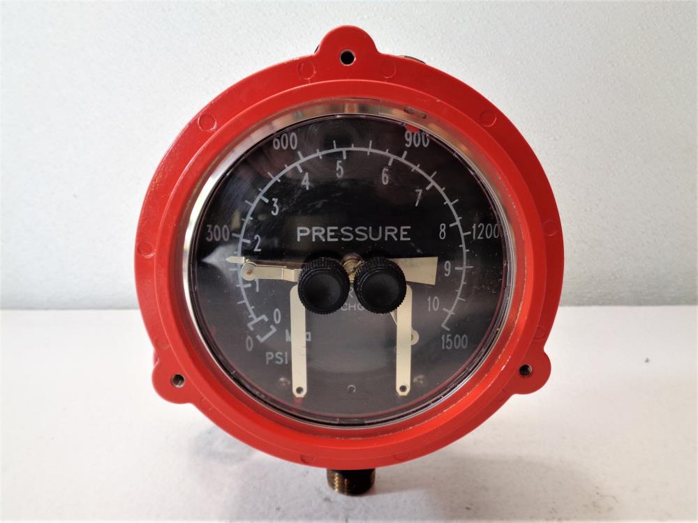 FW Murphy 1500 PSI Mechanical Pressure Swichgage OPLFC-S-1500-ES, #05701224